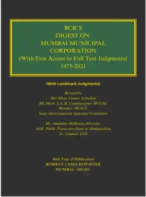 BCR’S Digest on Mumbai Municipal Corporation (1975- 2021)