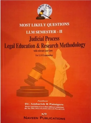 Judicial Process Legal Education and Research Methodology