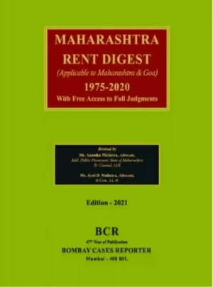 Maharashtra Rent Digest (1975 - 2020)