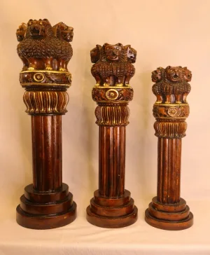 Ashok Stambh Wooden Pillar Symbol of Indian Heritage