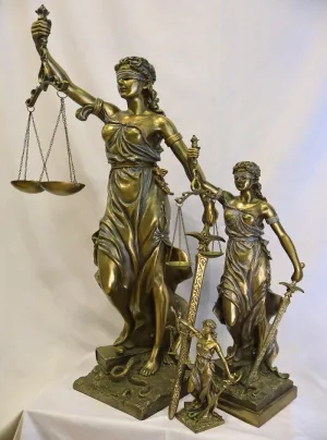 Lady Of Justice Brass