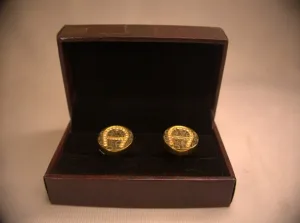 Round Diamond Studded Cufflinks