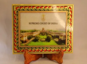 Supreme Court Marble Plate Rectangle