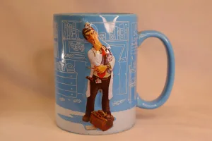 3D Doctor Mug Blue Medical Coffee Cup