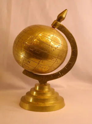 BRASS GLOBE