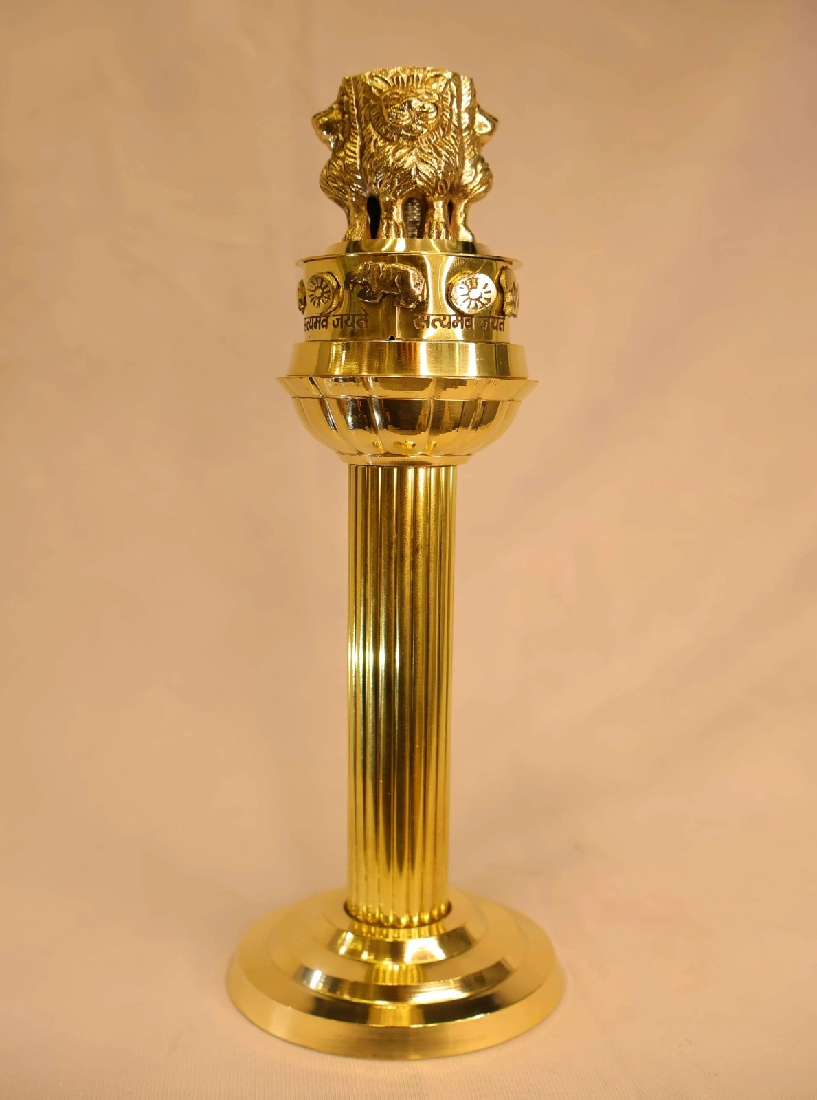 Brass Ashok Stambh pillar Brass Ashok Stambh pillar