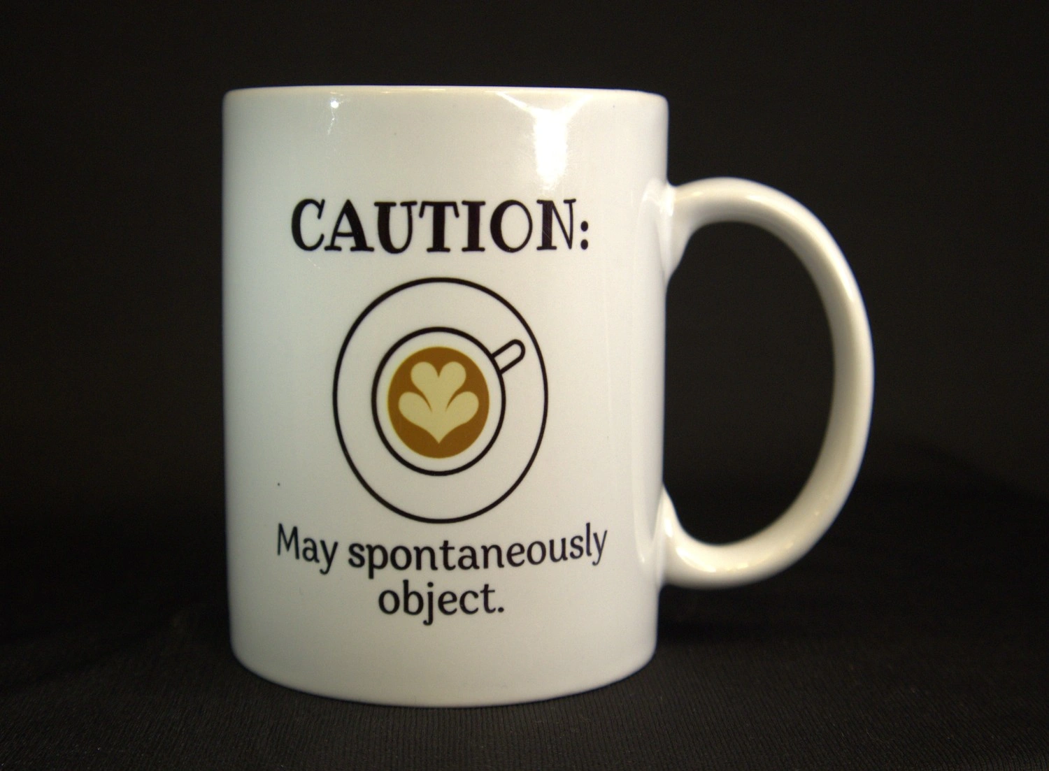CAUTION May Spontaneously Object Funny Lawyer Coffee Mug CAUTION May Spontaneously Object Funny Lawyer Coffee Mug