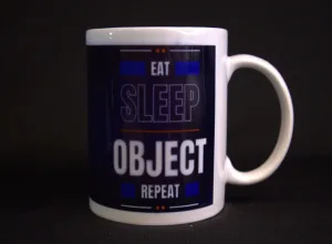 Eat Sleep Object Repeat Mug Lawyer Coffee Cup