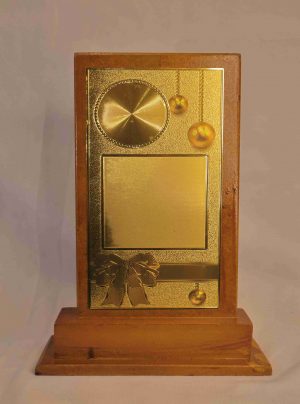 Gold Bow Plaque — Decorative Gift & Celebration Award