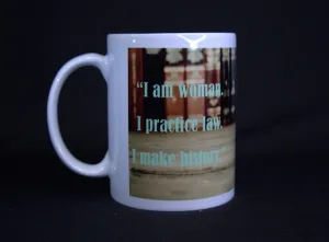 I Am Woman Lawyer Mug