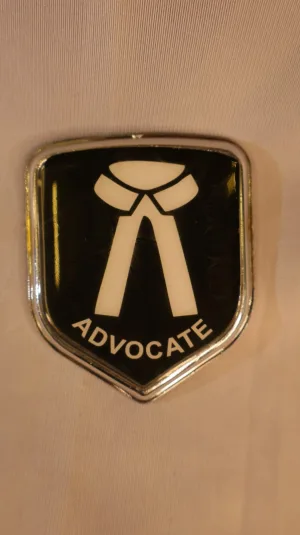 Advocate Lawyer Shield Sticker