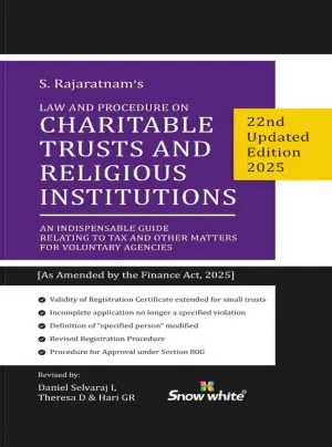 Law And Procedure On Charitable Trusts And Religious Institutions