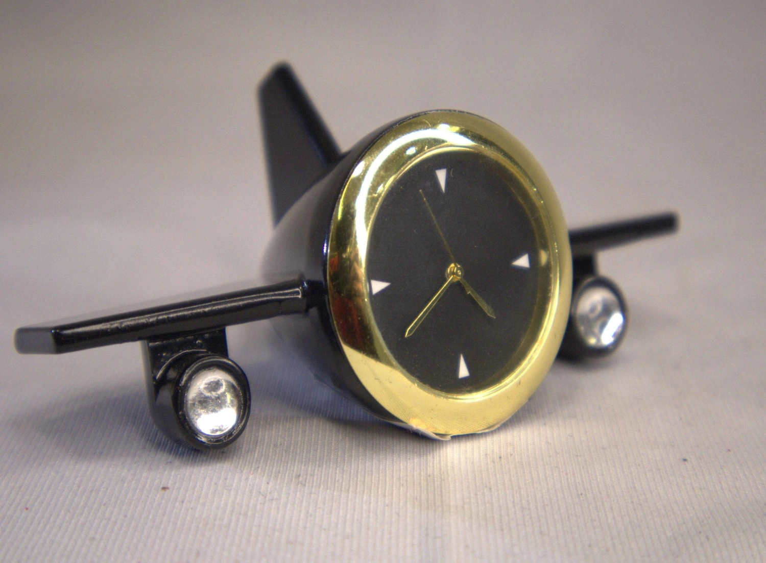 Mini Black Airplane Clock Mini Black Airplane Clock