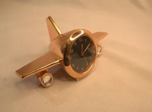 Mini Copper Airplane Clock