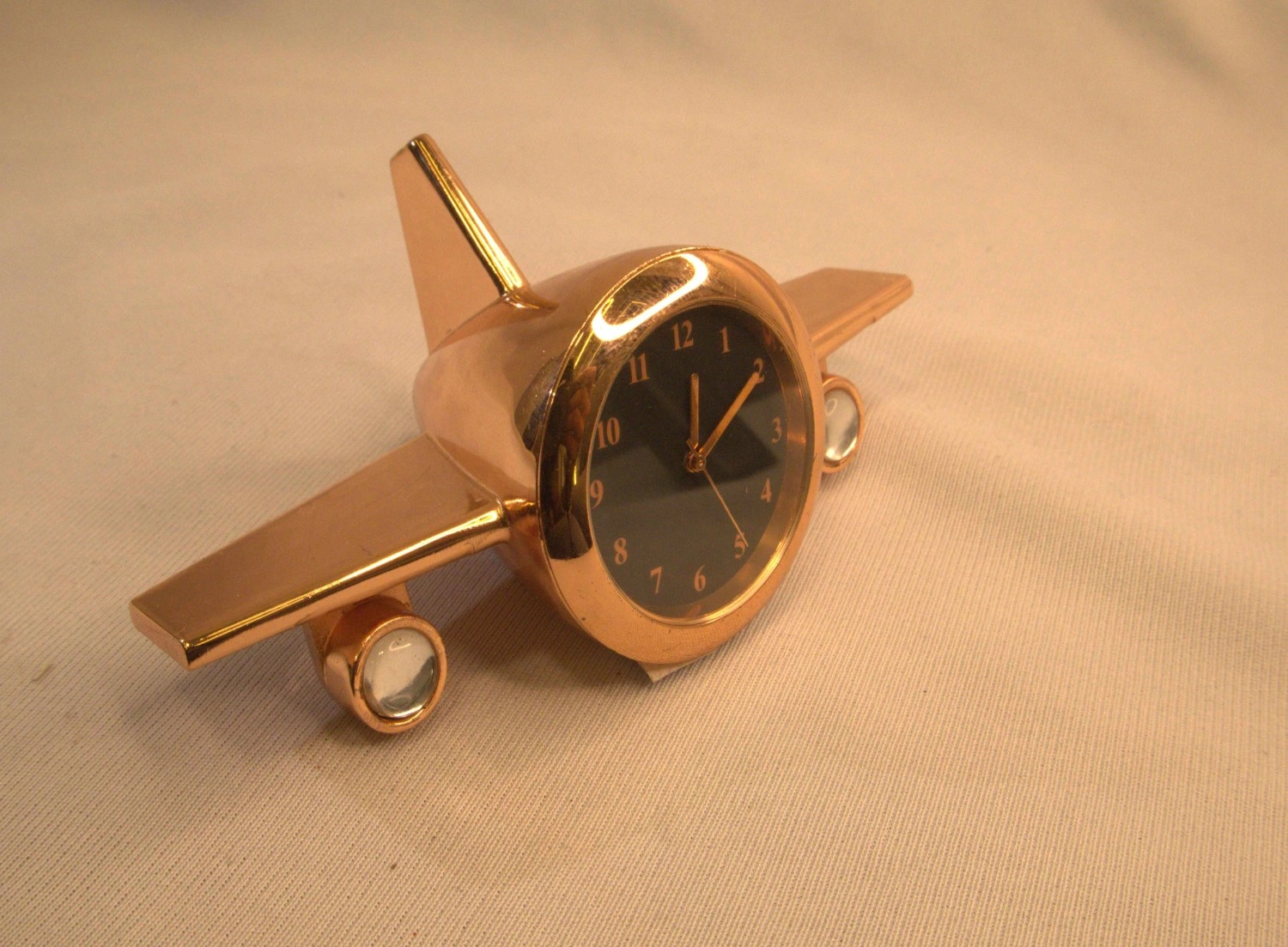 Mini Copper Airplane Clock Mini Copper Airplane Clock