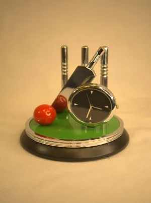Mini Cricket Tabletop Clock