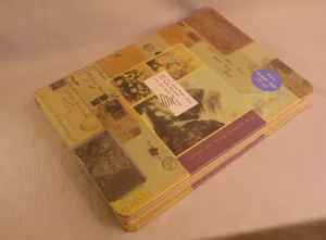 Vintage Postcards Collage Hardcover Notebook