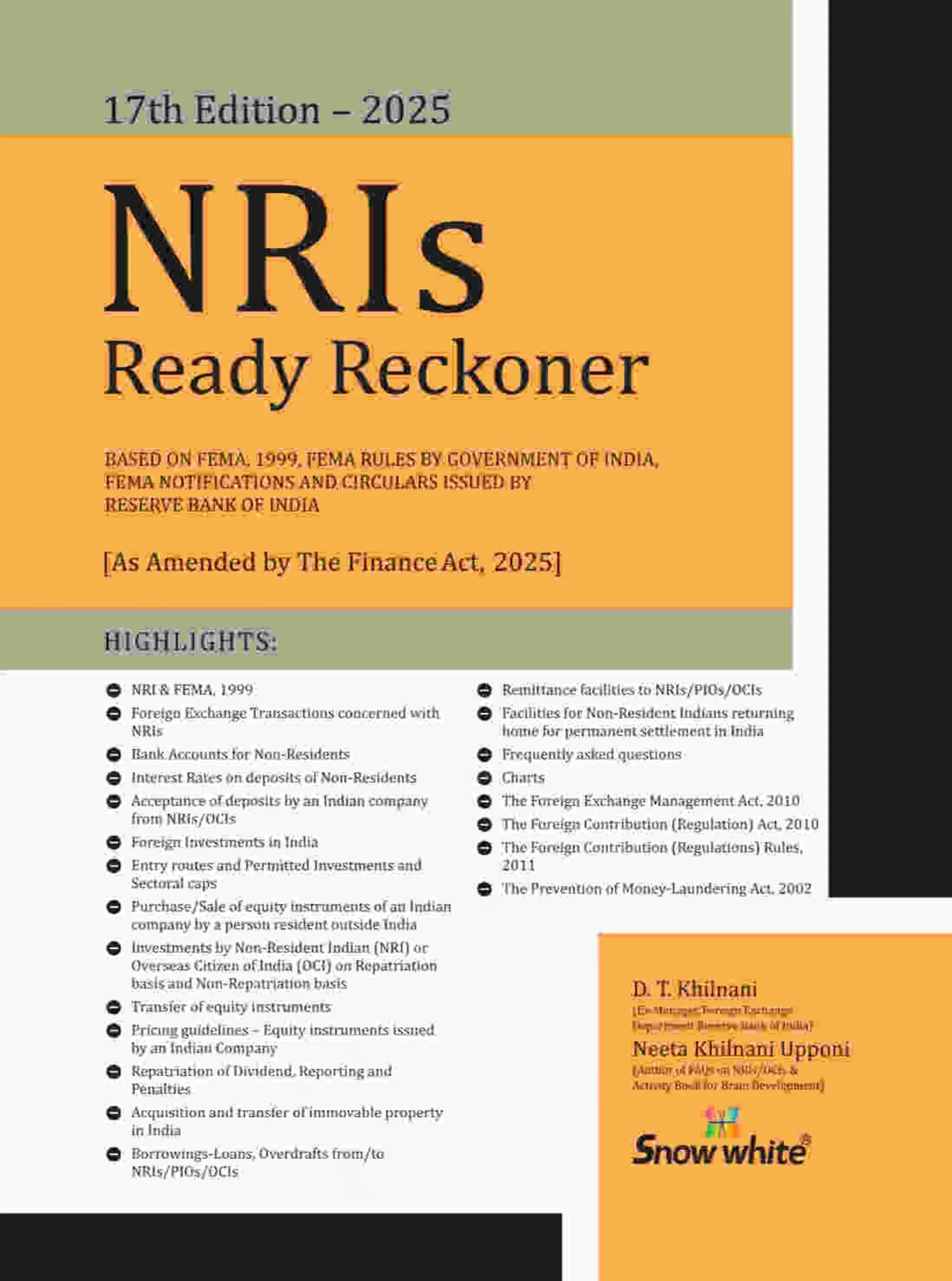 NRIs Ready Reckoner NRIs Ready Reckoner
