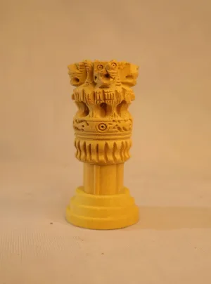 Natural Wood Ashok Stambh