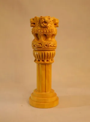 Natural Wood Ashok Stambh