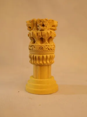 Natural Wood Ashok Stambh
