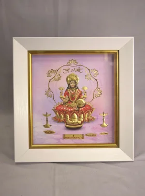 Pure Gold Lakshmi photo frame