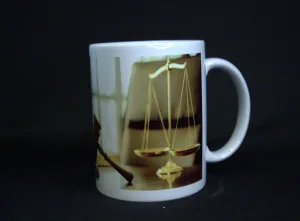 Scales of Justice Mug Lawyer Coffee Cup