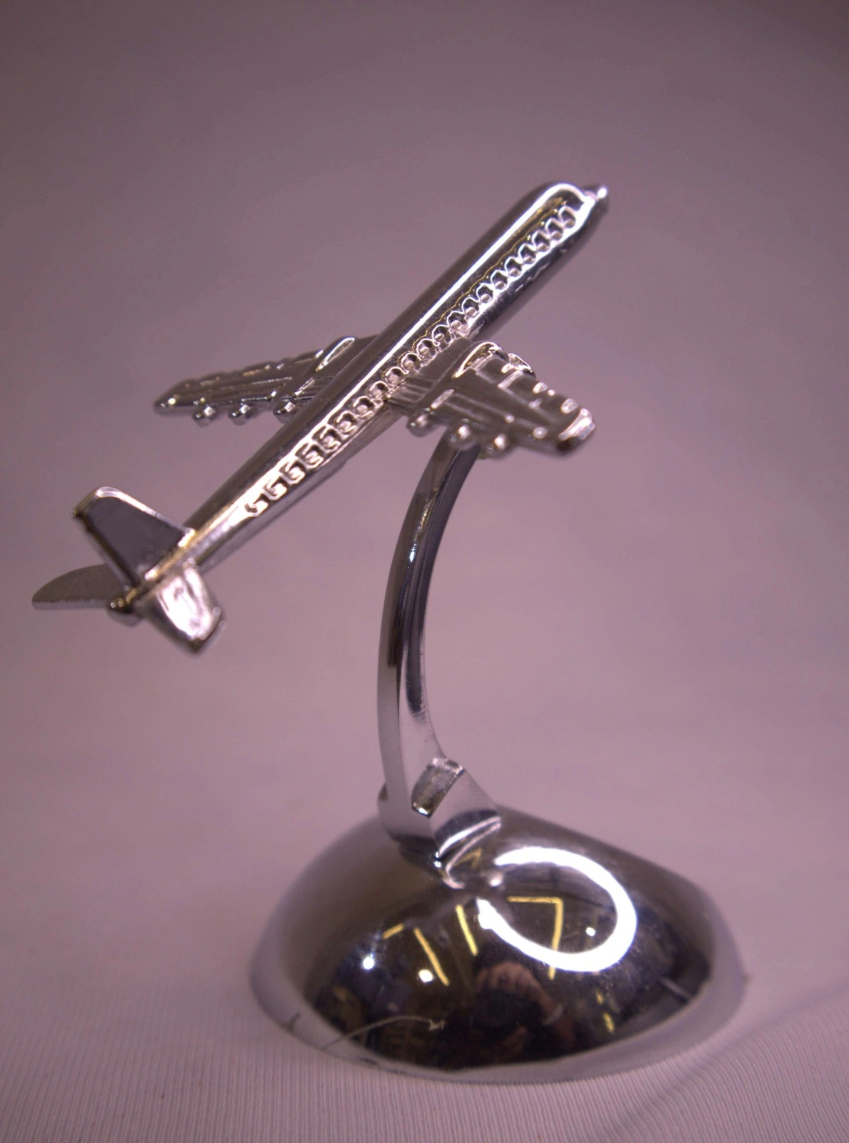 Silver Airplane Desk — Paperweight Silver Airplane Desk — Paperweight