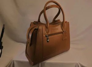 Tan Pebbled Leather Bag