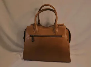 Tan Pebbled Leather Bag
