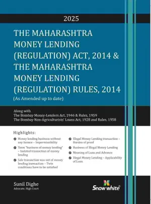 The Maharashtra Money Lending Regulation Act Rules 2014