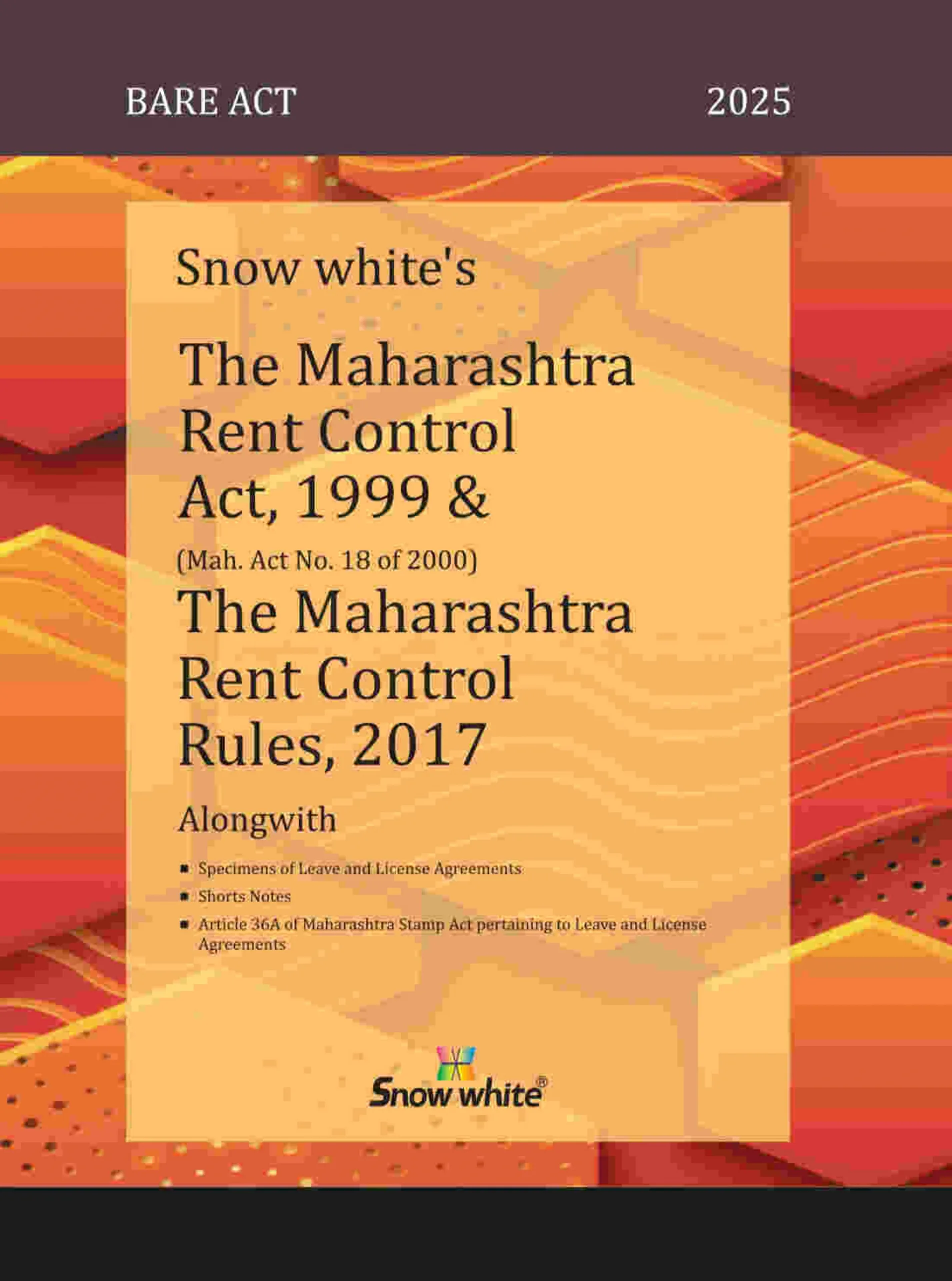 The Maharashtra Rent Control Act 1999 Rules 2024 Bare Act