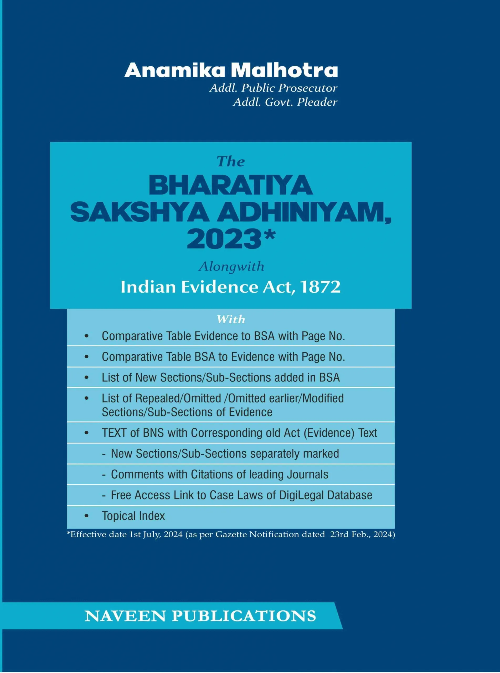 Bhartiya Sakshya Adhiniyam