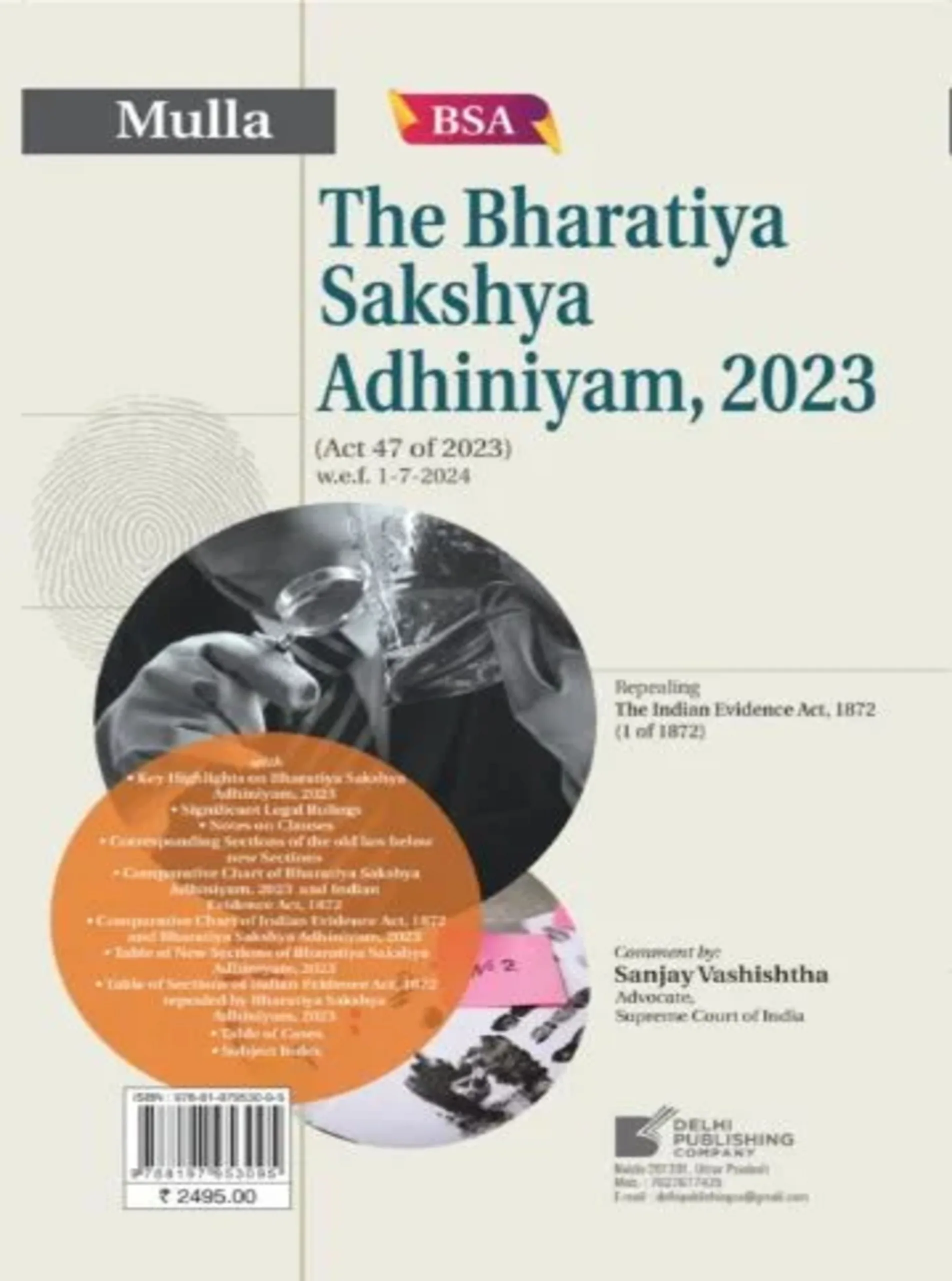 Comm. On The Bharatiya Sakshya Adhiniyam .2023