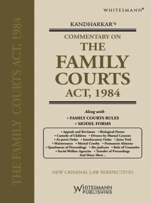 Commentary On The Family Courts Act,1984, 1St Edition 2026