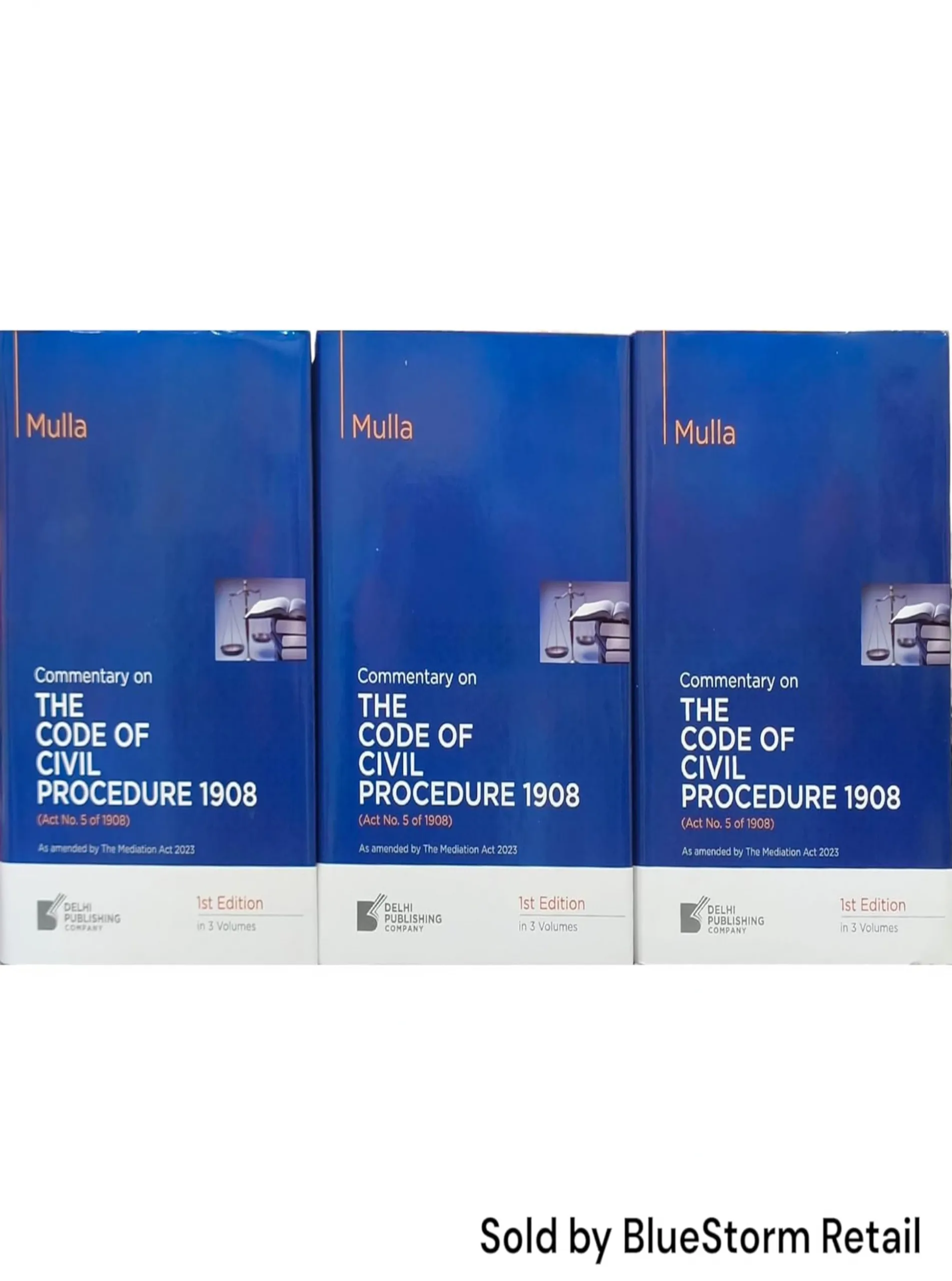 Commentary on Code of Civil Procedure Act 19081 st New Edn.2025 in 3 Volumes