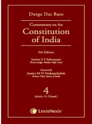 Commentary on the Constitution of India; Vol 4 ; (Covering Article 19 (Contd.))