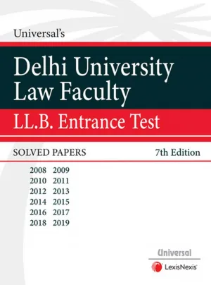 Delhi University Law Faculty LL.B. Entrance Test Solved Papers