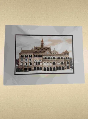 Esplanade Police Court Bombay Mounted Frame