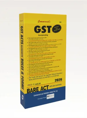 GST Acts and Rules, 2017 with Forms