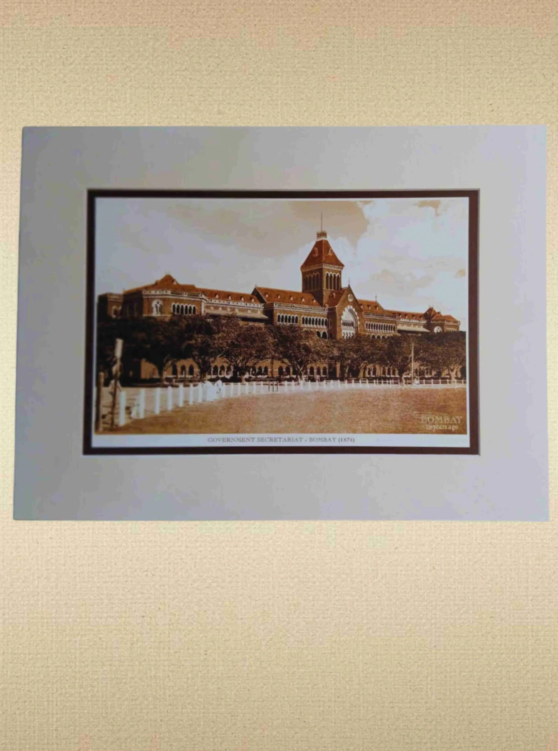 Government Secretariat Bombay 1874 Framed Print