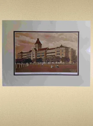 Government Secretariat Bombay 1874 Mounted Frame3