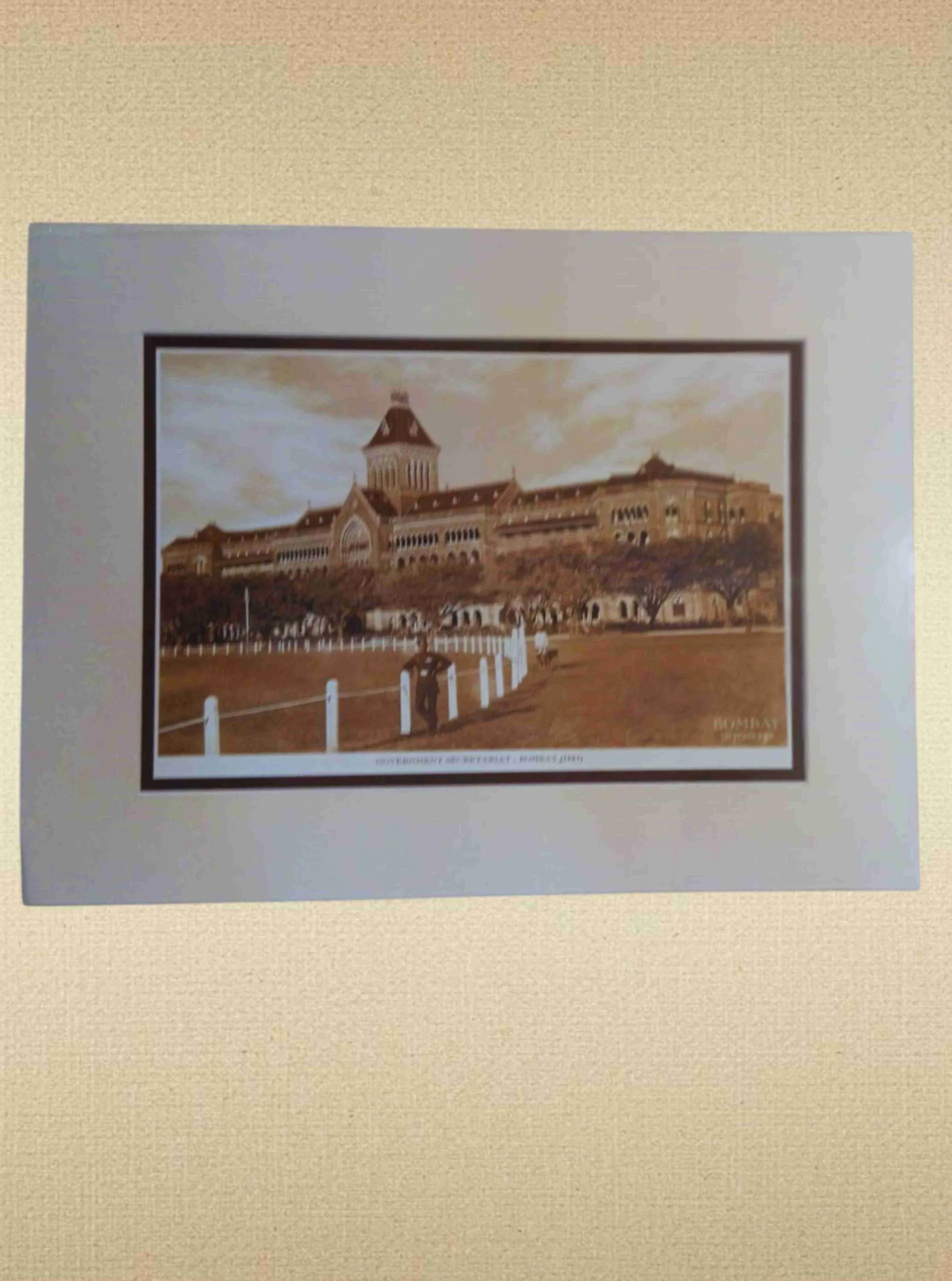 Government Secretariat Bombay 1881 Framed Print