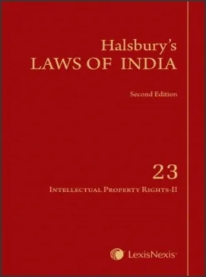 Halsbury's Laws of India-Intellectual Property Rights-II; Vol 23