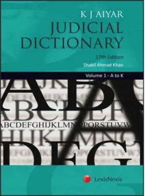 Judicial Dictionary in 2 Vols.