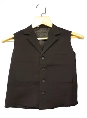 Ladies Black Advocate Waistcoat