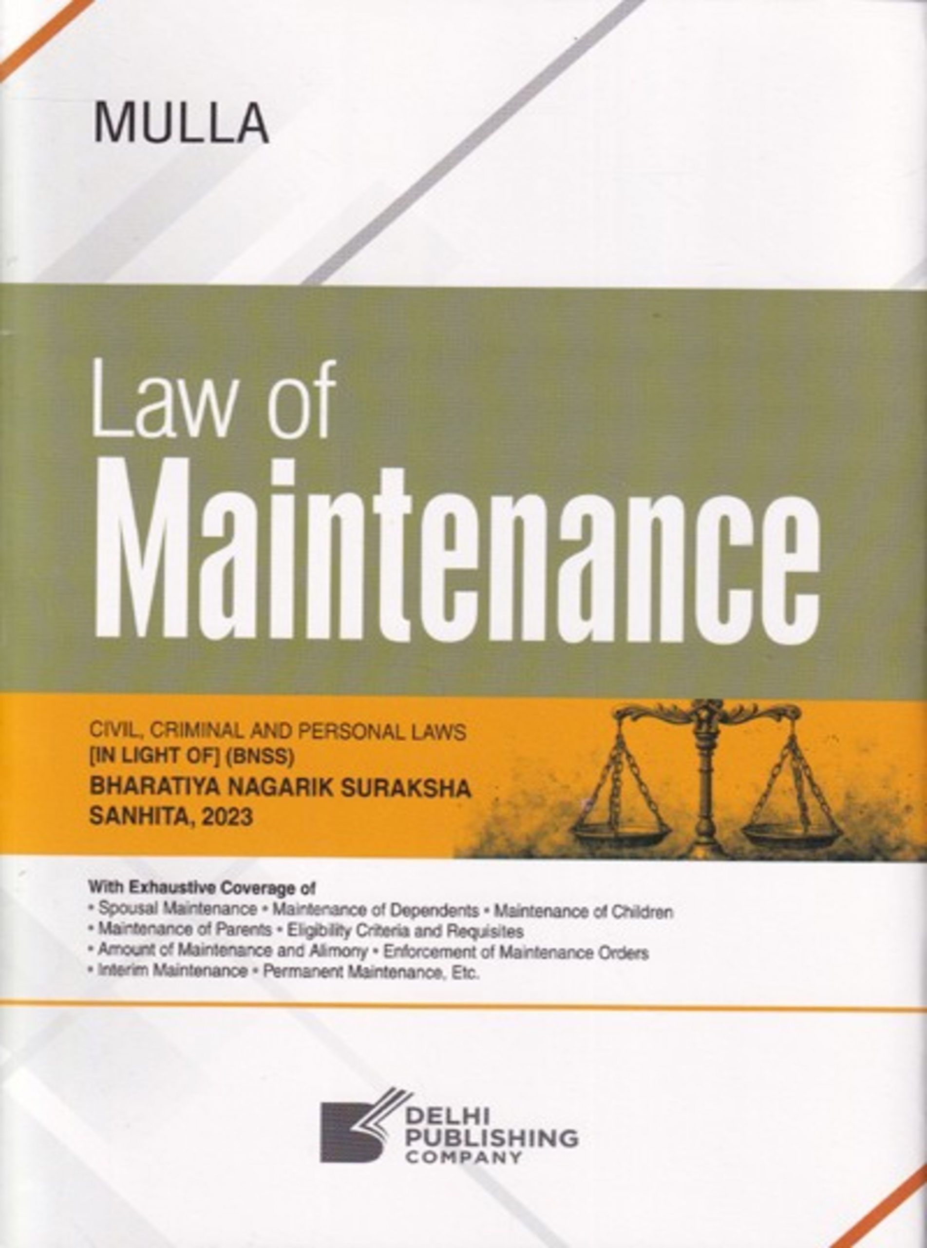 Law of Maintanance New Edition 2023