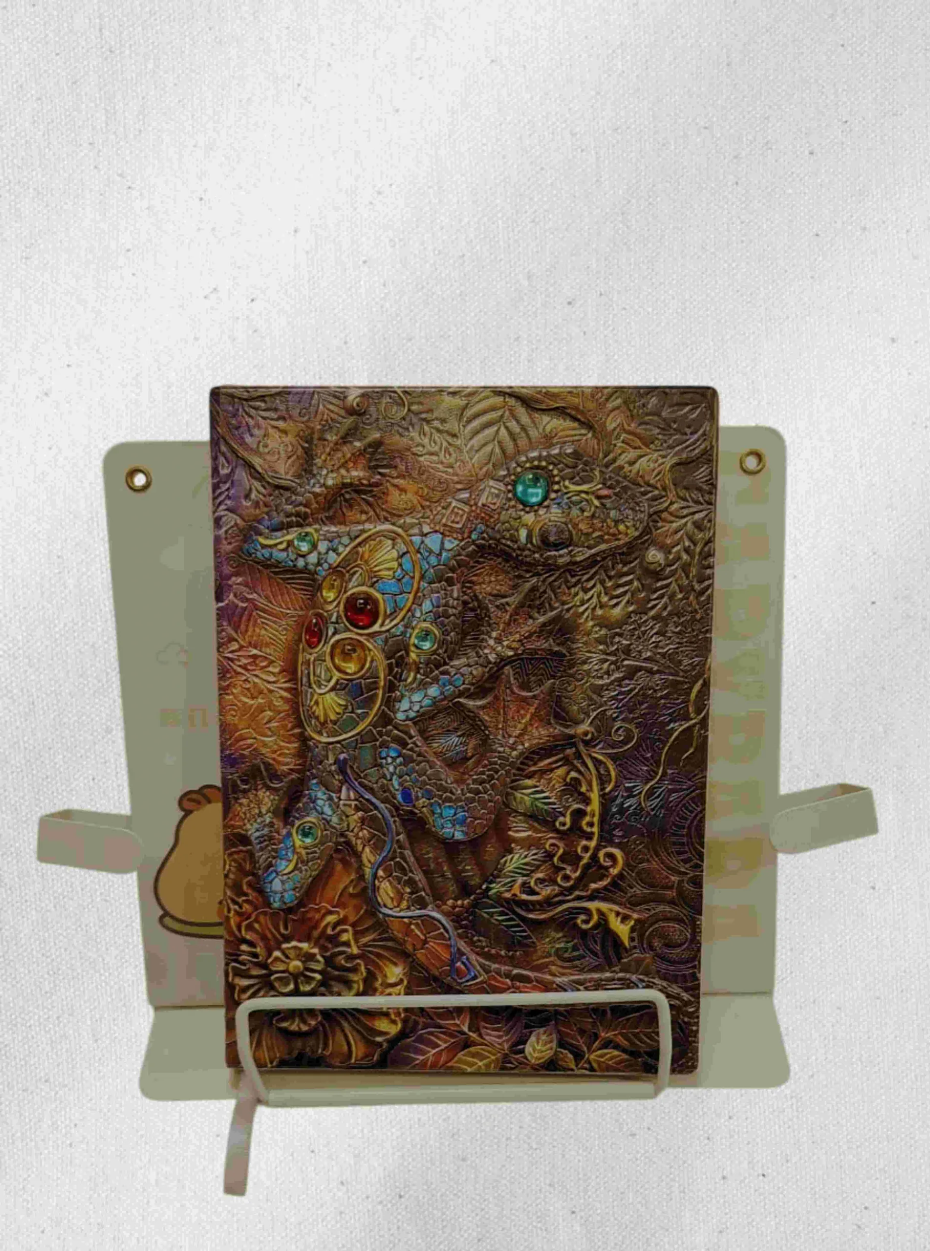 Light Green Capybara Foldable Book & Tablet Stand (3)