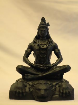 Meditating Shiva statue