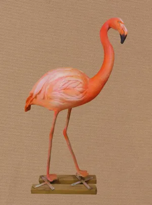 Pink Flamingo Sculpture